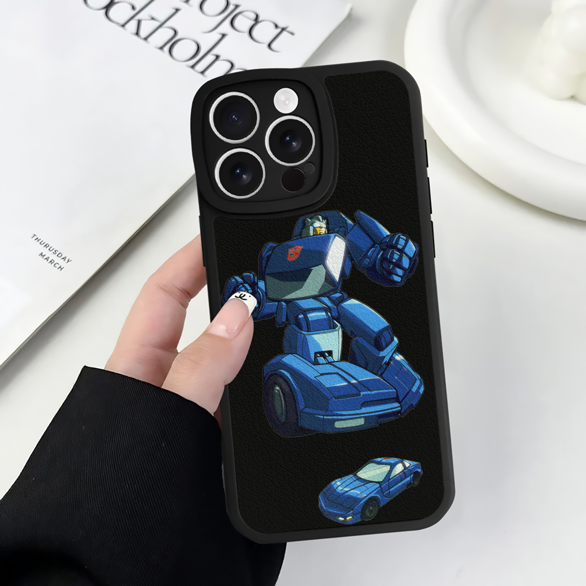 （画像用）  【iPhone 16シリーズ対応】シリコンスマホケース（レザー調） 材質：シリコン